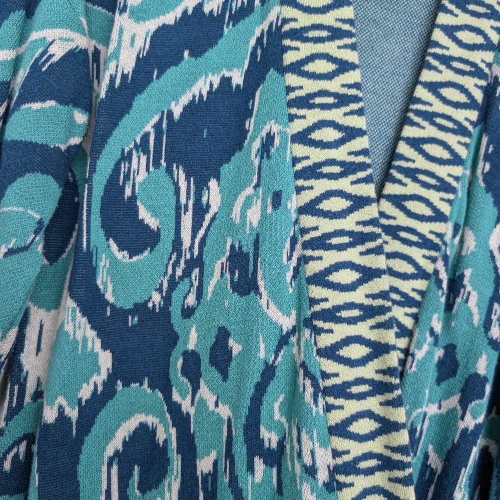 Soft Surroundings Colorful Patterned Longline Car… - image 8